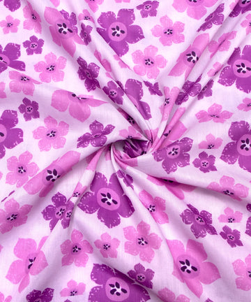 Printed Muslin Fabric Material Online